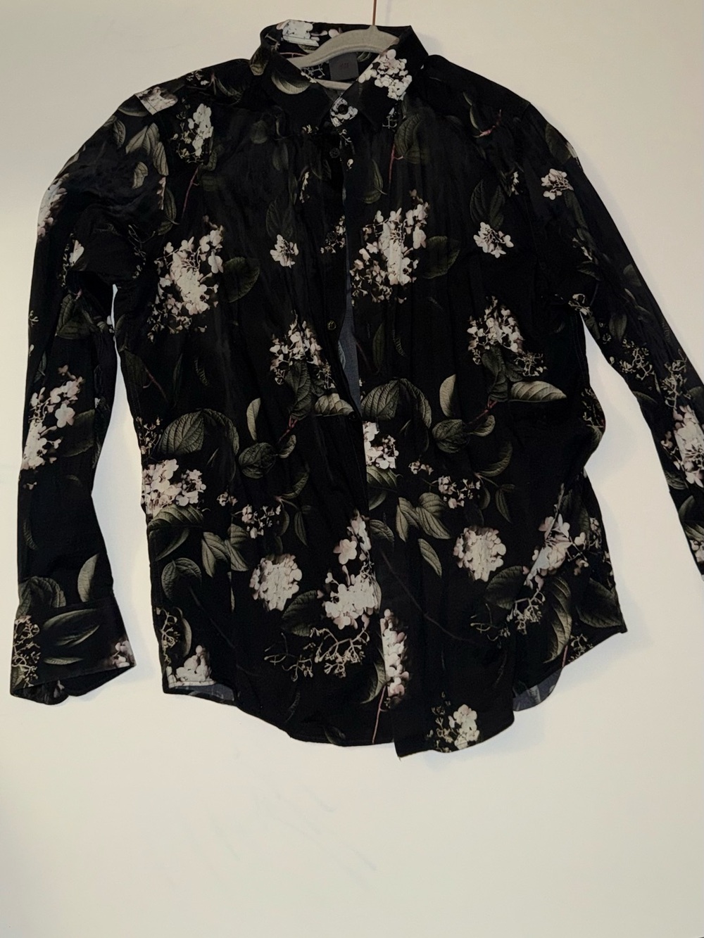 Mens Floral Button Up